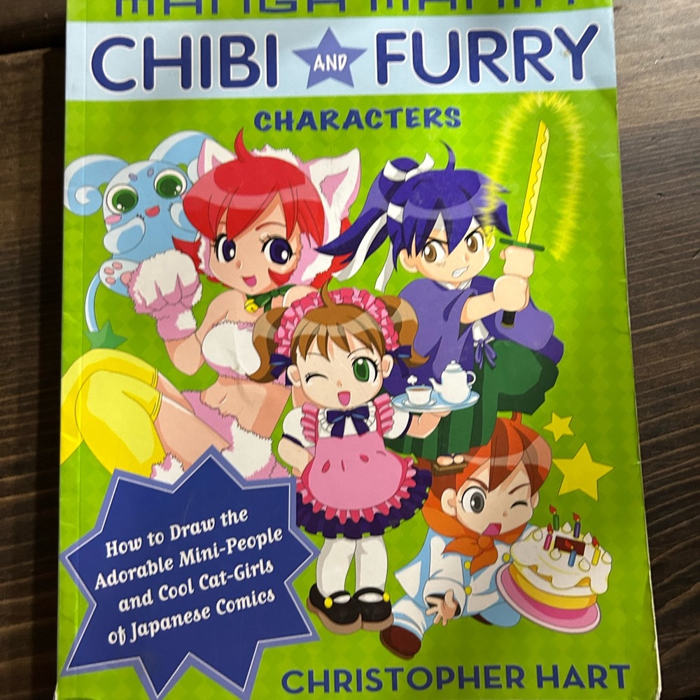 Book:  Manga Mania for drawing mini-people and Cat girls of Japanese Comics